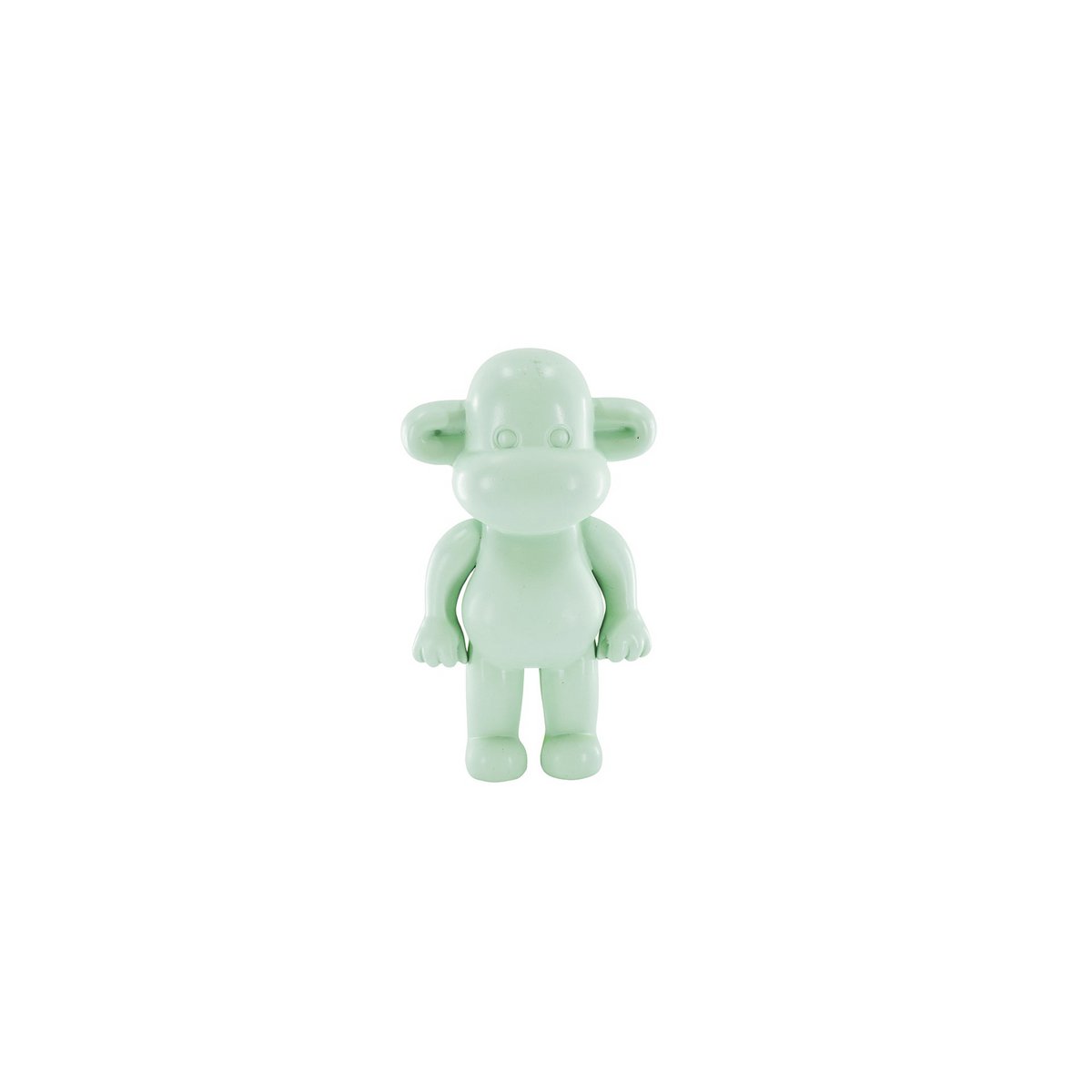 Ornament - Monkey Figurine 'The Legend' - Polyresin - Mintgreen - 11x7x19cm