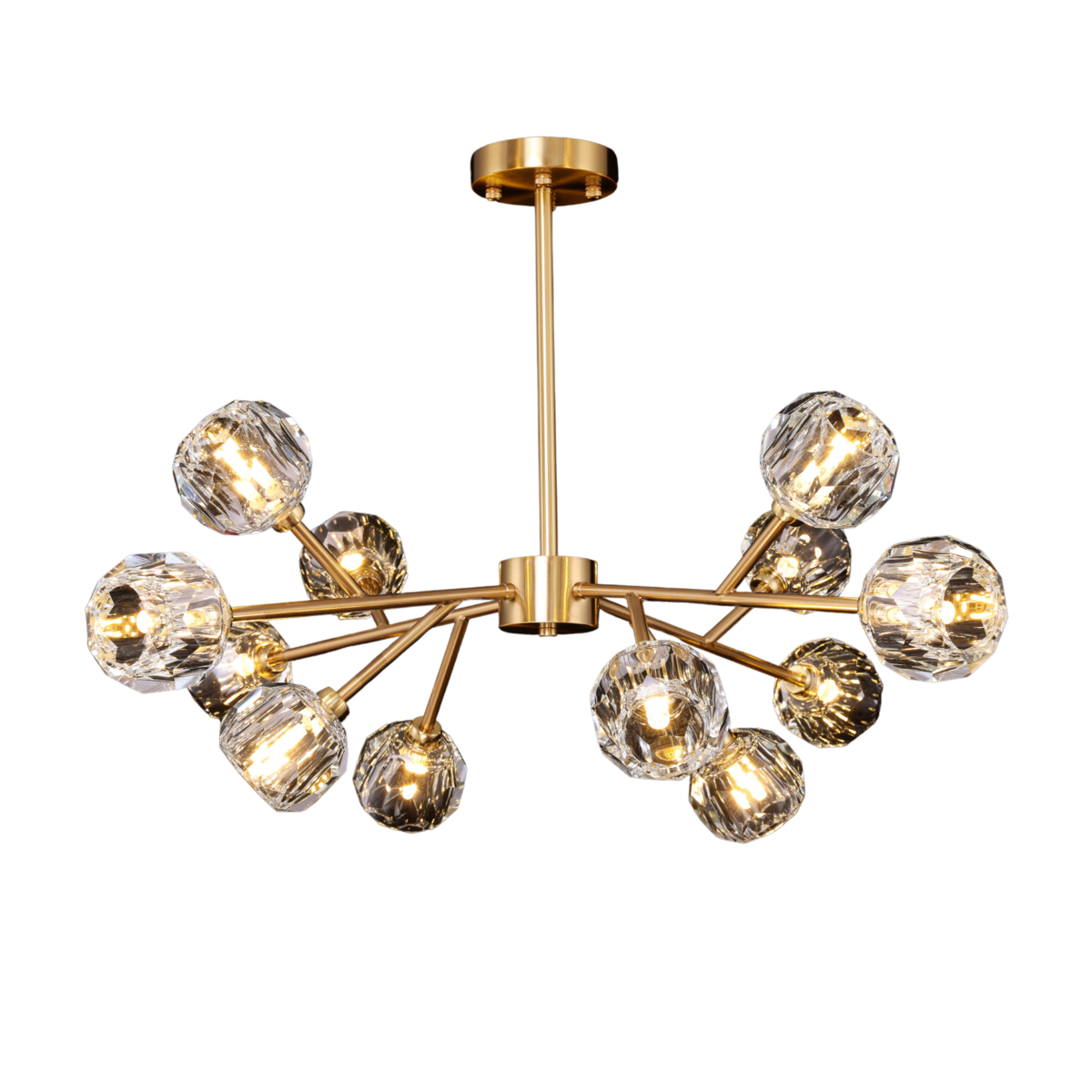 Hanglamp Rosy Copper Gold | 12 - 90x45cm