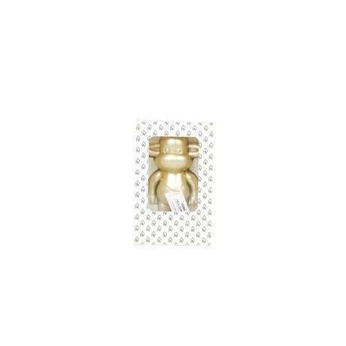 Ornament - aap -beeldje 'de legende'- polyresin - goud - 11x7x19cm