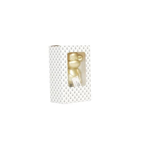 Ornament - aap -beeldje 'de legende'- polyresin - goud - 11x7x19cm