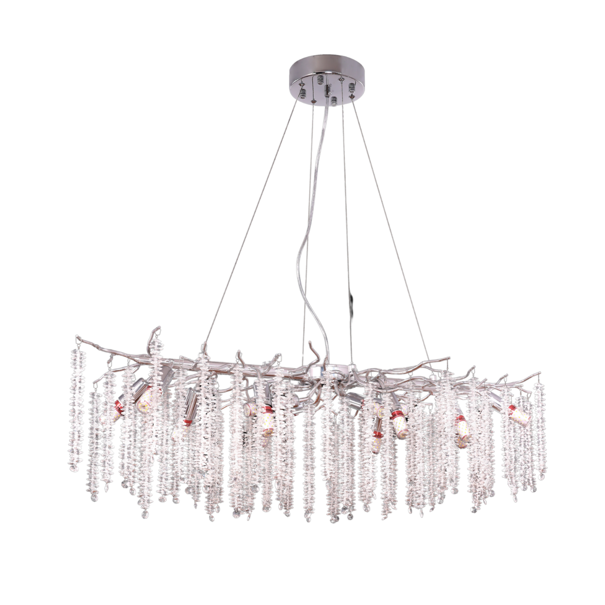 Hanglamp Frost Zilver | 100x40cm