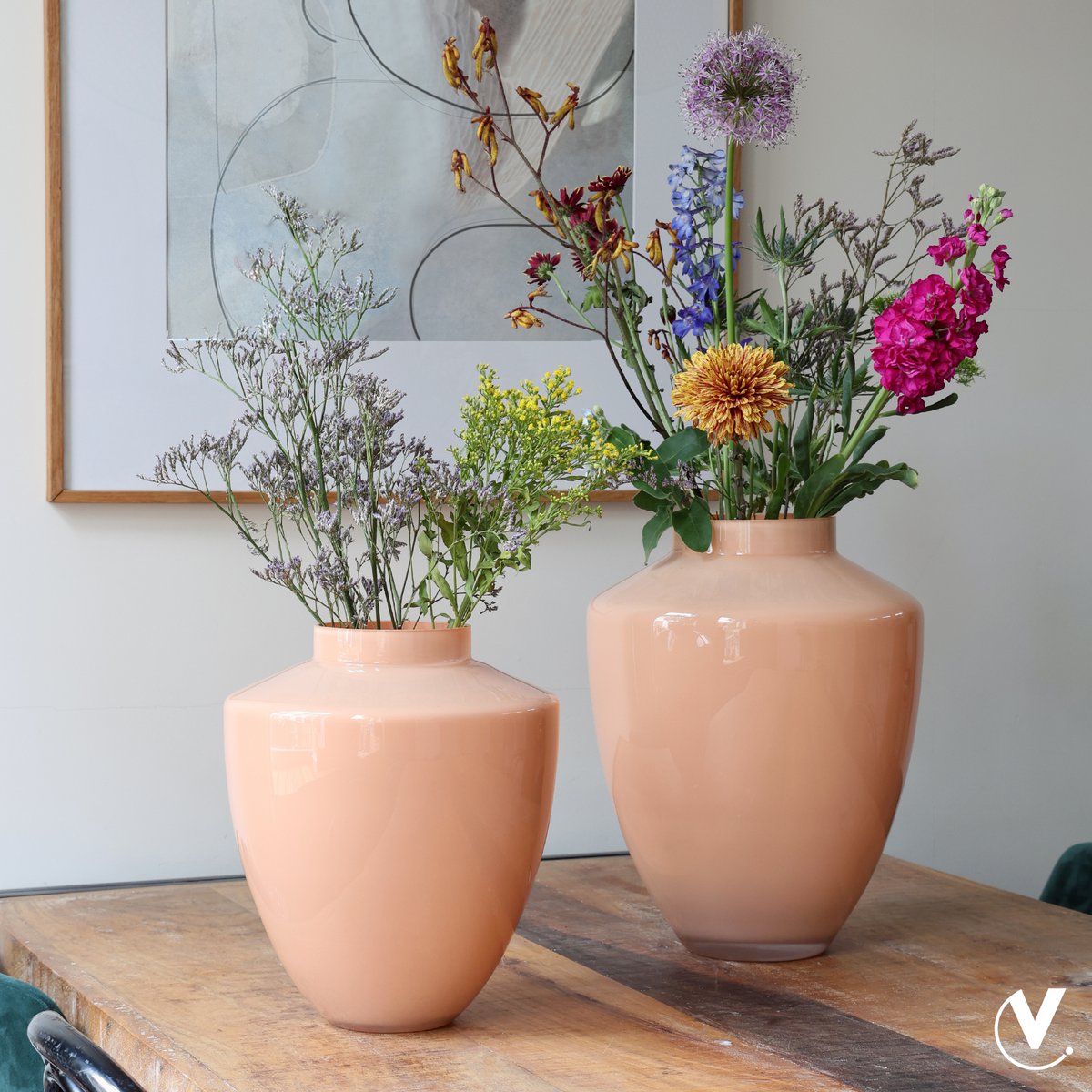 Vaas - Tugela pastel peach