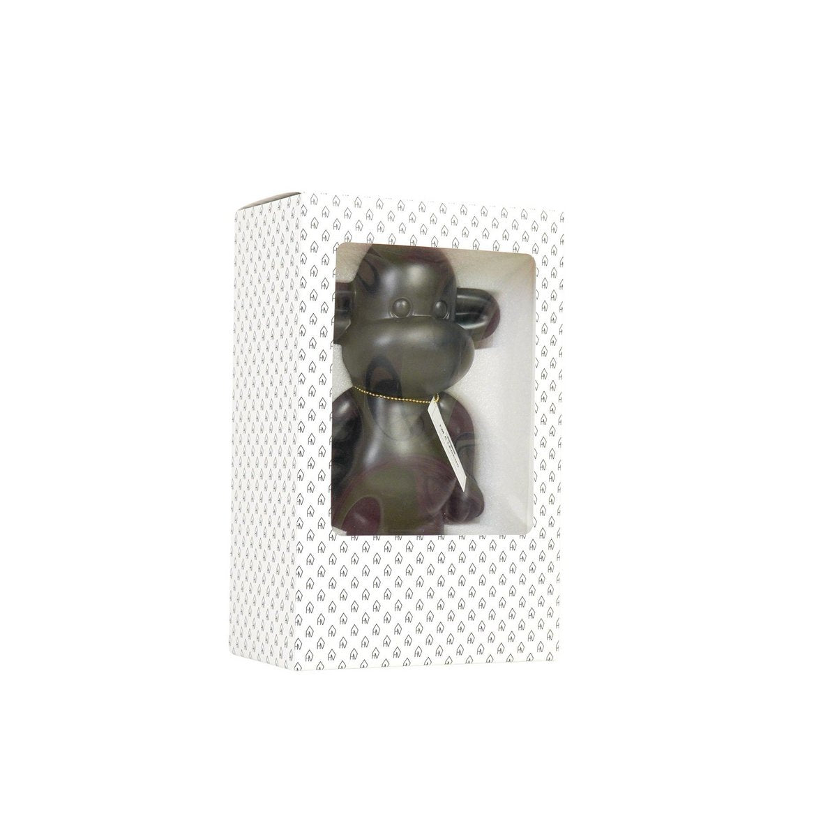 Ornament - aap -beeldje 'de legende'- polyresin - zwart - 33x21x50cm