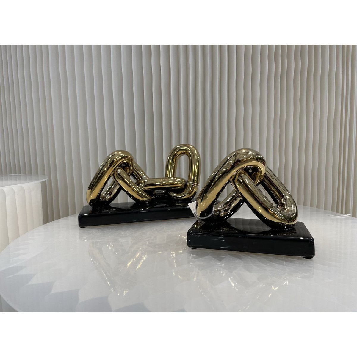 Moderne Luxe Gouden Ketting Art 4 Schakel (ZH-017-grootBIG)