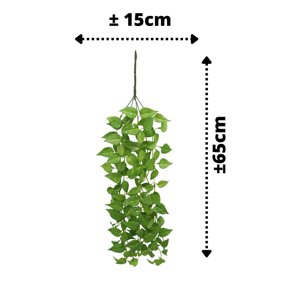 Anthurium Kunst Hangplant 65cm