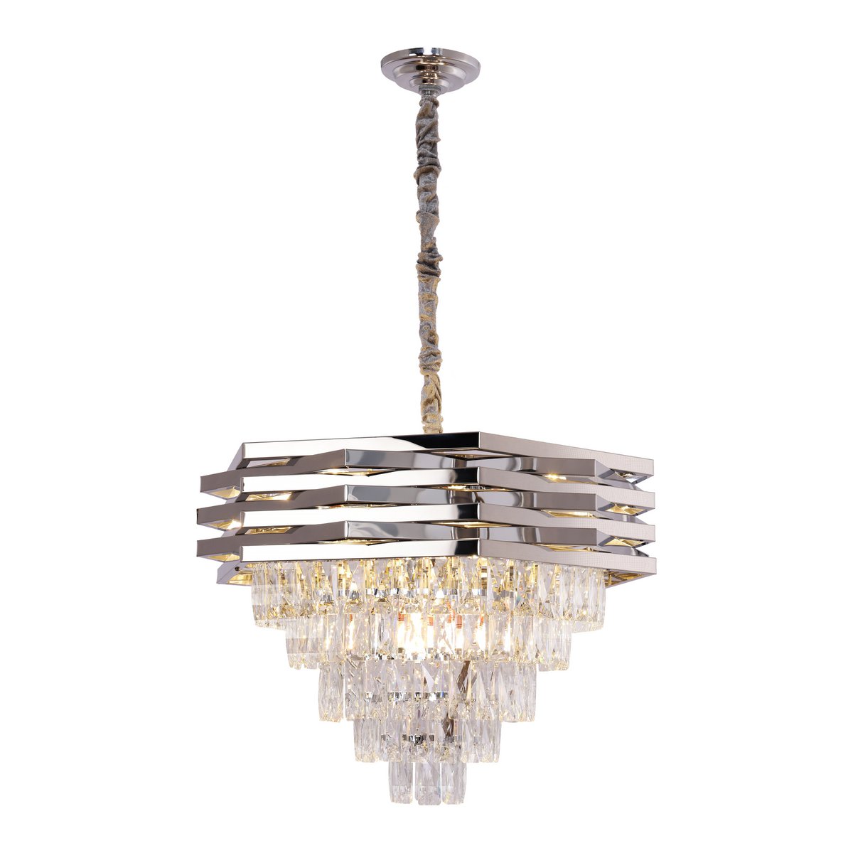 Hanglamp Crystal Chrome | 60cm