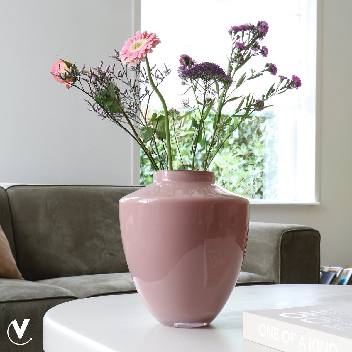 Vaas - Tugela pastel pink
