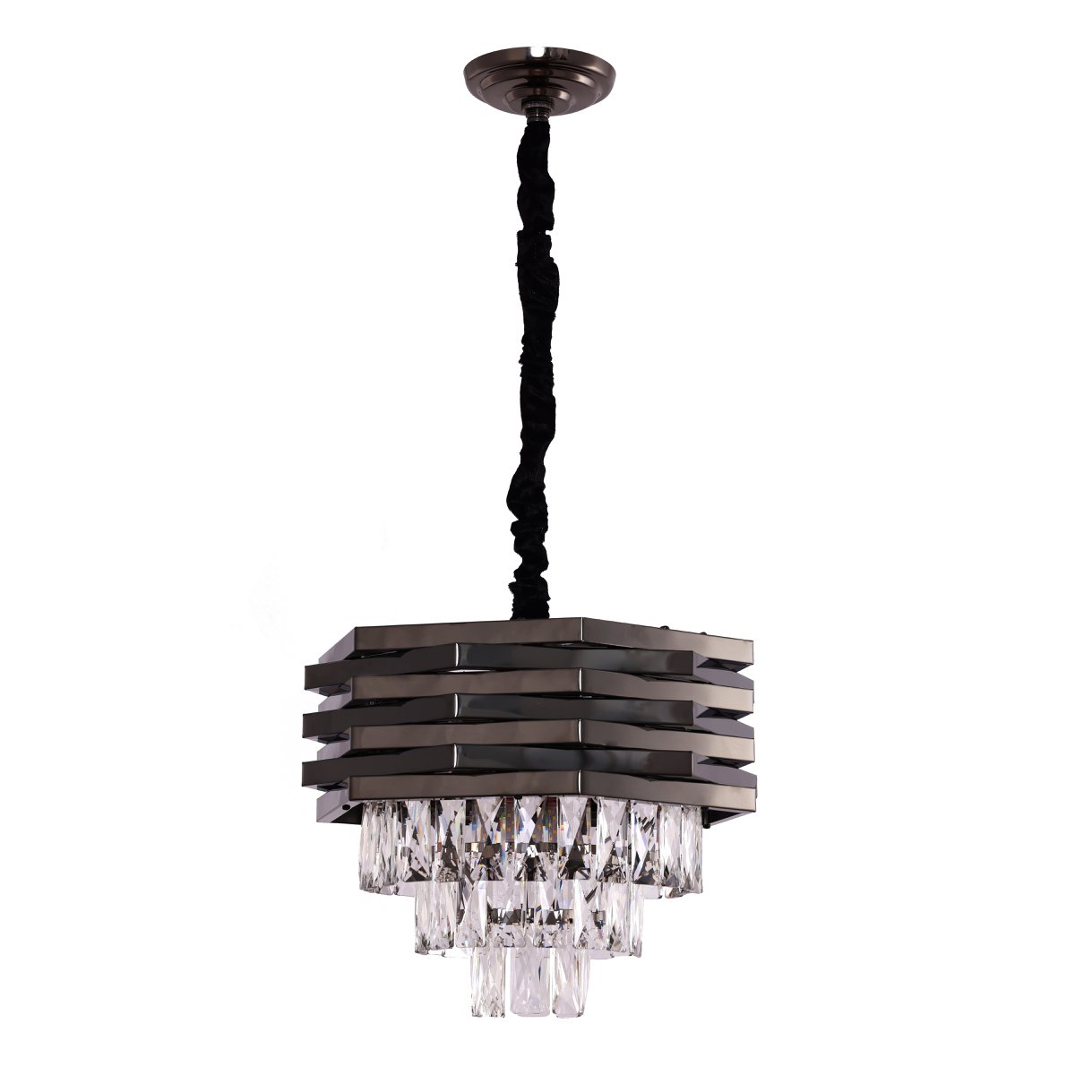 Hanglamp Crystal Black | 40cm