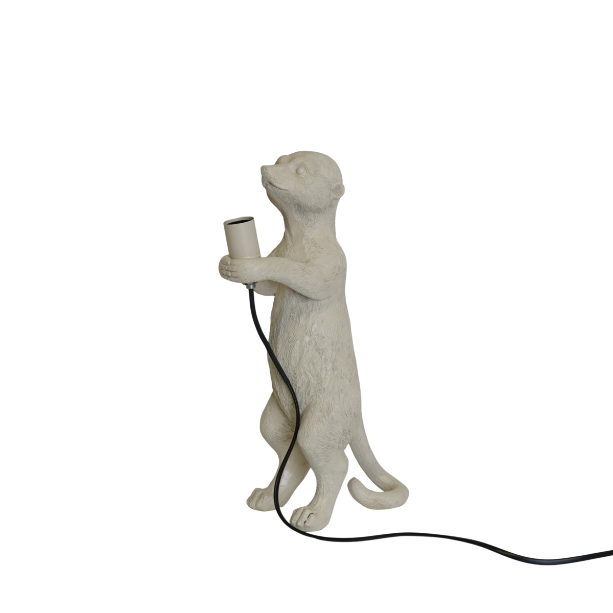 Lamp - Meerkat - Polyresin - Zand - 15x10x38cm