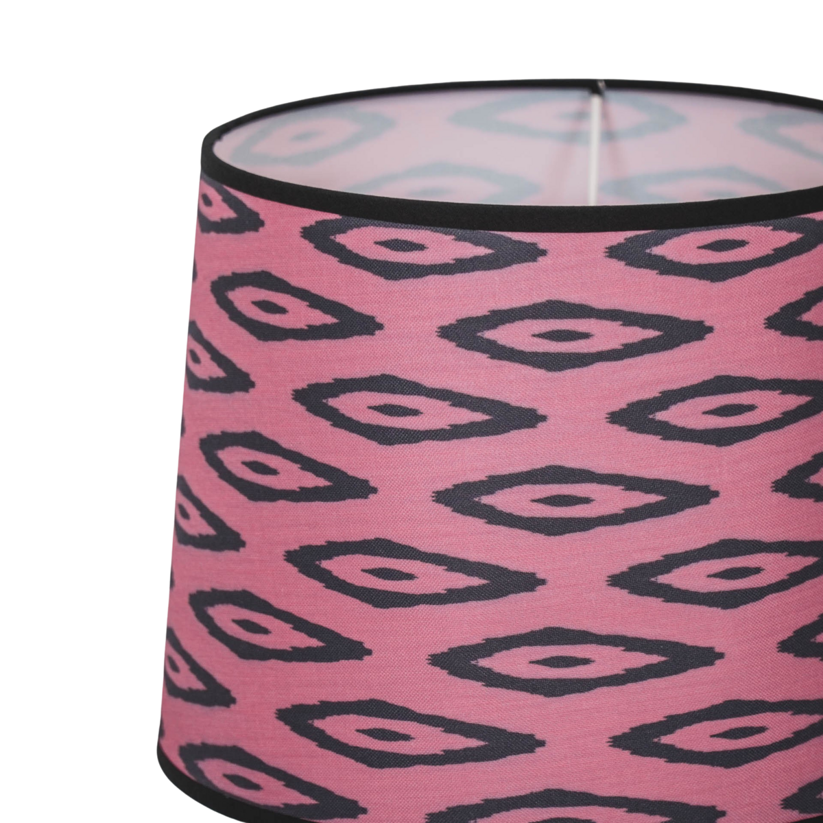 Lampenkap - Kelim Print - Polyester - Roze - 26x30x23cm