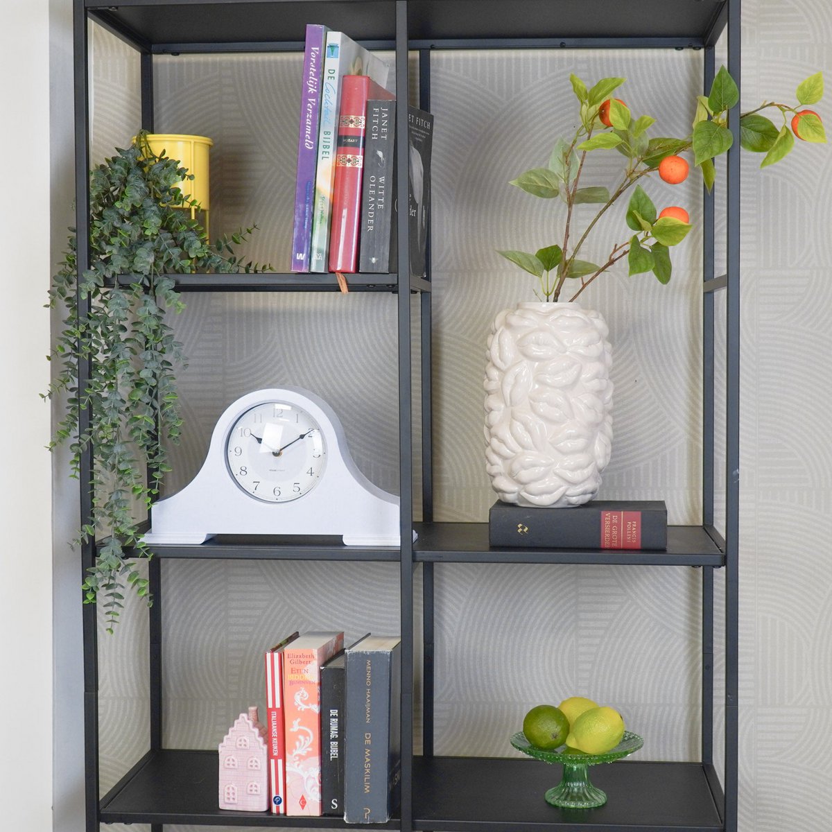 Klok - mantel kloklilac - 36x8,5x20 cm