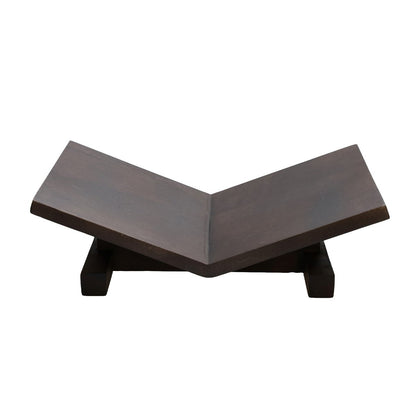 Boekenstandaard - Wiggins walnut