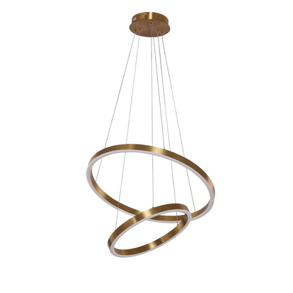 Hanglamp Neo Copper Gold | 2-Ring 40+60cm