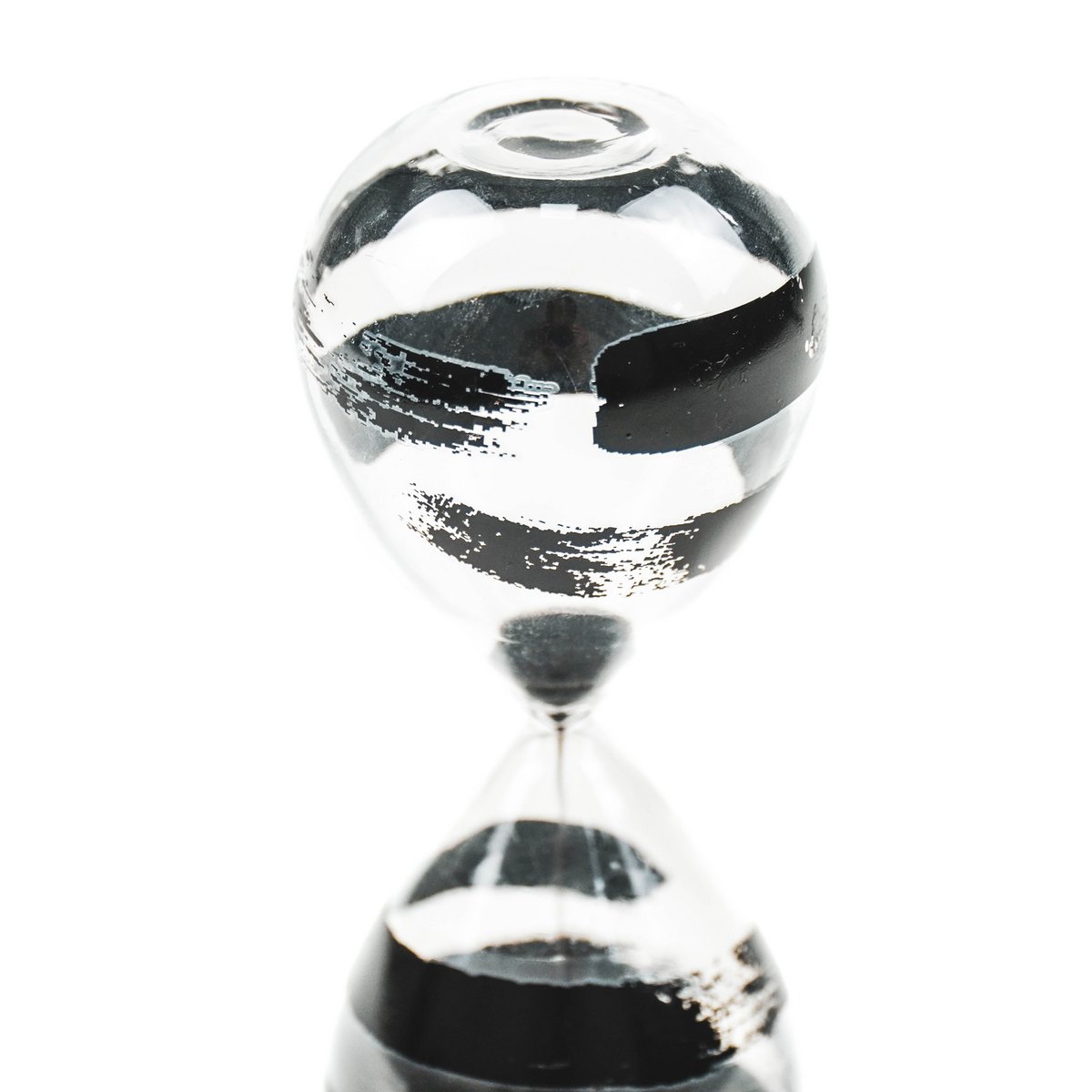 Ornament - Orkaan - Glas - Zwart - 6,5x6,5x16cm