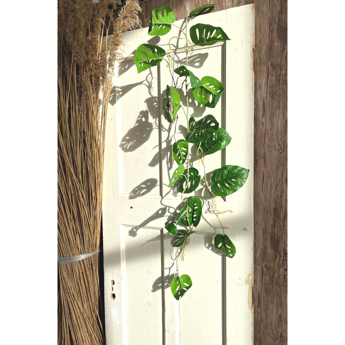 Monstera Monkey Bush Kunstslinger 120cm (Guirlande)