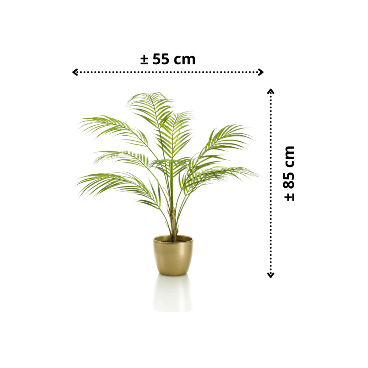 Kunstpalm Chamaedorea 85cm