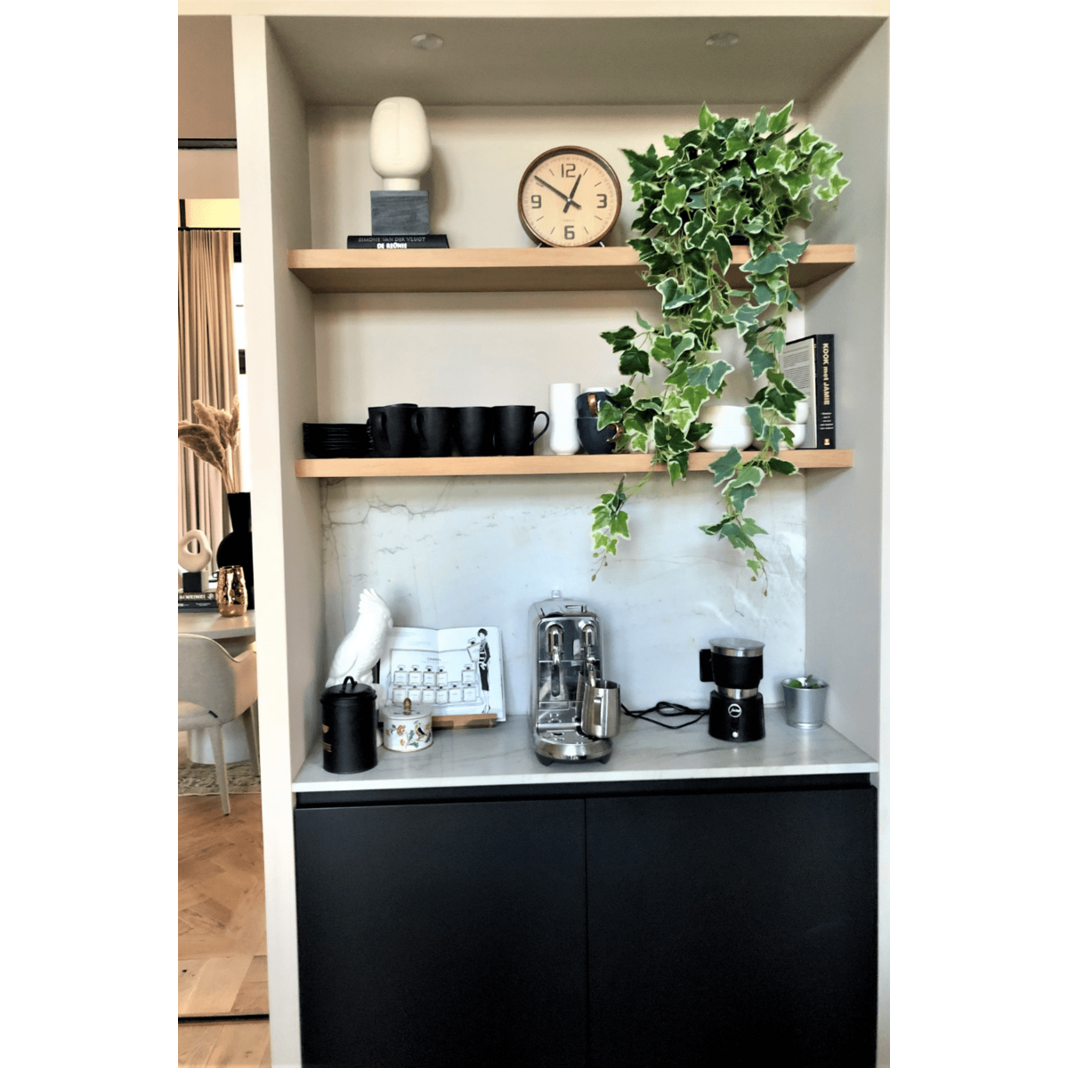 Hedera Star Kunst Hangplant 110cm