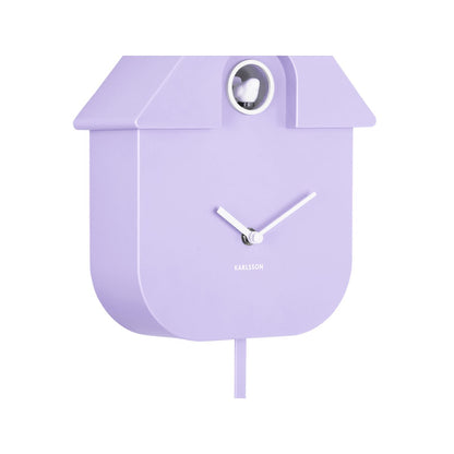 Wandklok Moderne Koekoek paars