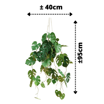 Monstera Kunst Hangplant 95cm