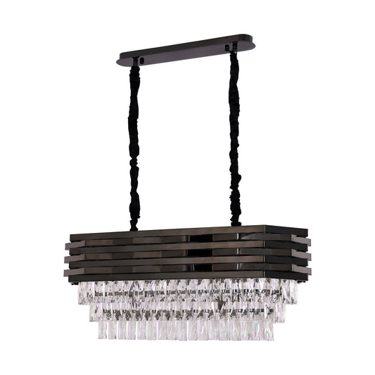 Hanglamp Crystal Black | 80x30cm
