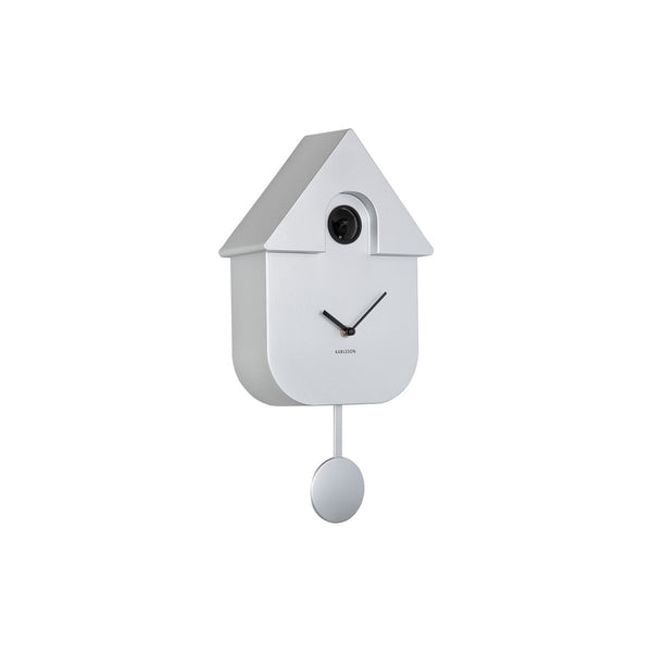 Wandklok Modern Koekoek Metallic