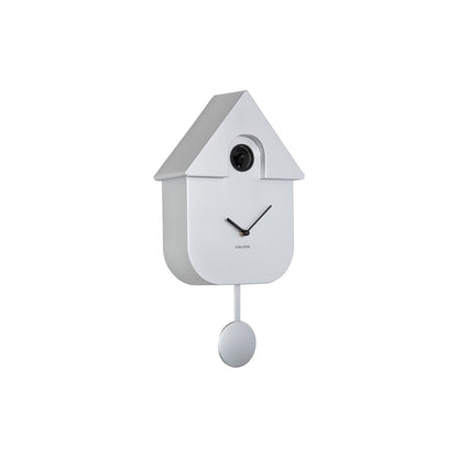 Wandklok Modern Koekoek Metallic