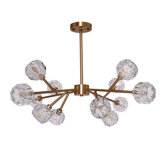 Hanglamp Rosy Copper Gold | 12 - 90x45cm