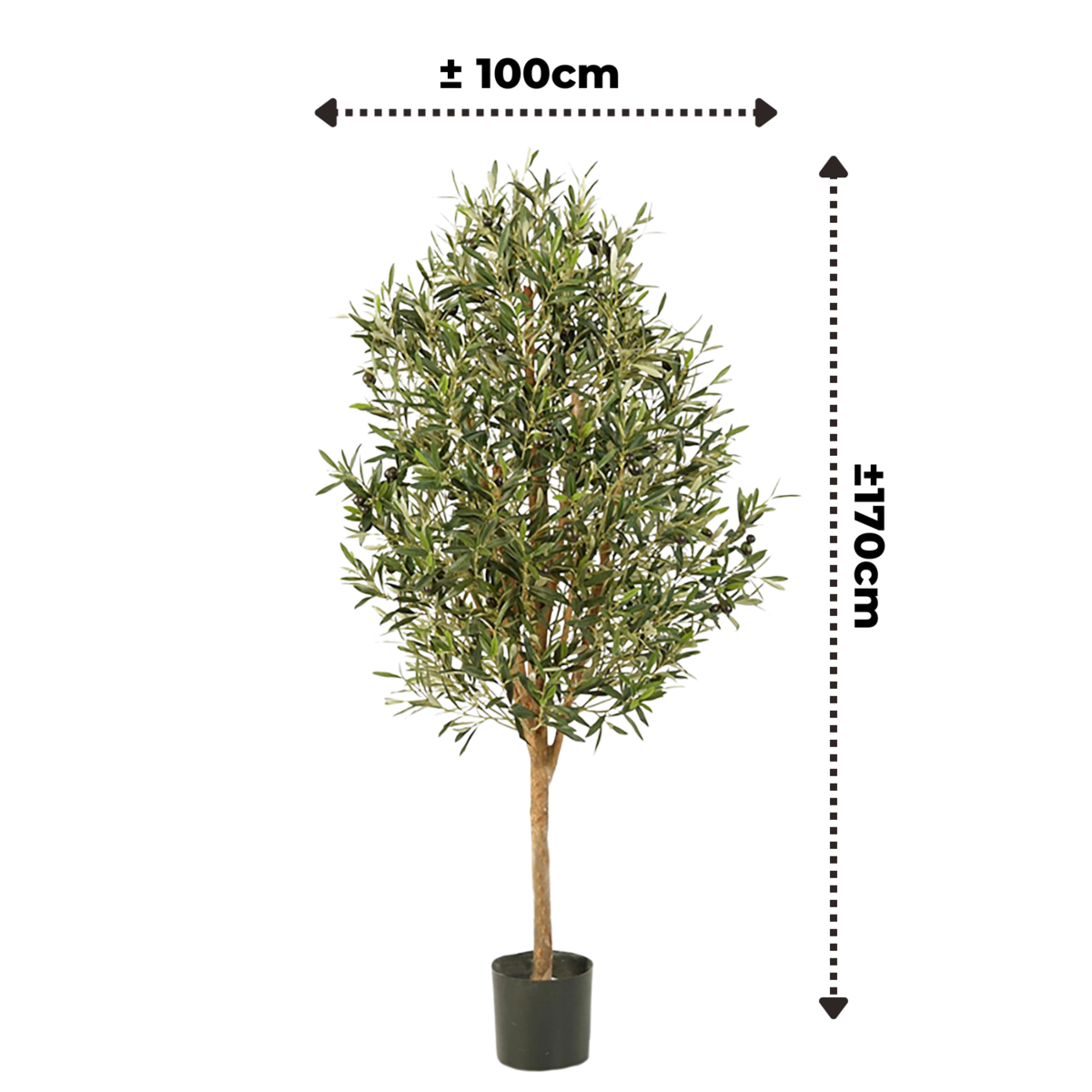 Kunst Olijfboom 170cm Deluxe