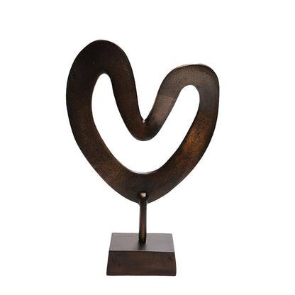 Casa nova bronze L26 x B7 x H37 cm