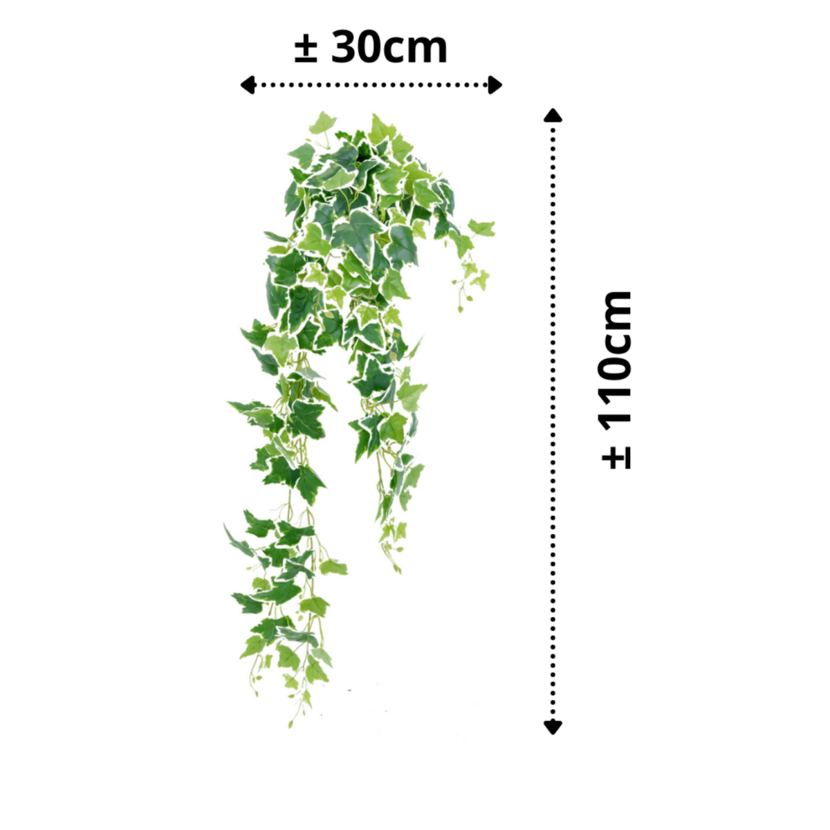 Hedera Star Kunst Hangplant 110cm