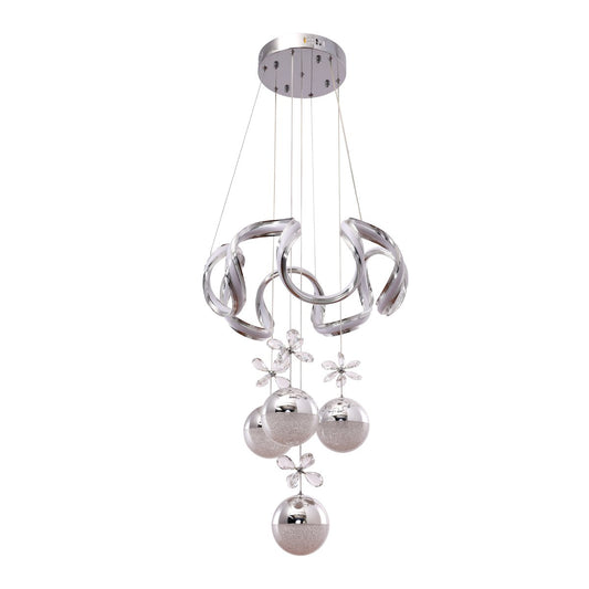 Hanglamp Clove Chrome | 50cm