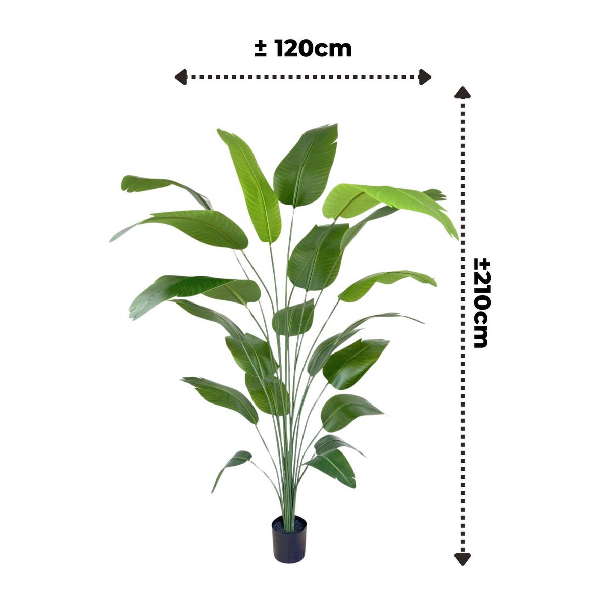 Kunst Bananenplant 210cm