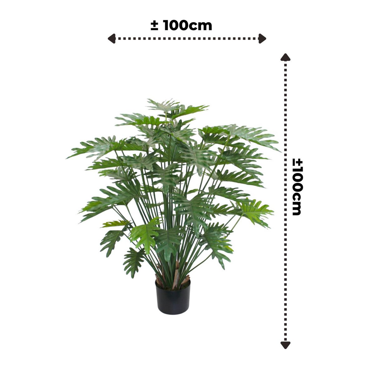 Philodendron Kunstplant 100cm