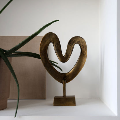 Casa nova aged brass L26 x B7 x H37 cm