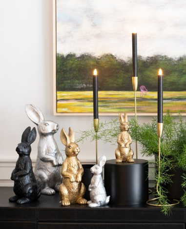 Kandelaarset goud 3 stuks