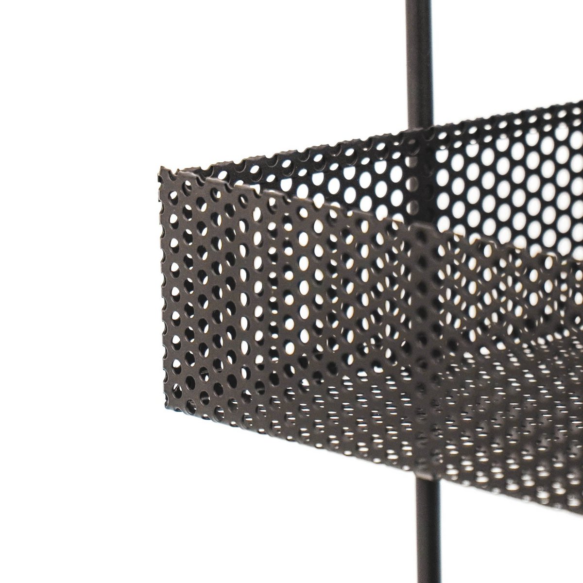 Opbergrek - Metaal - Zwart - 30x15x40cm