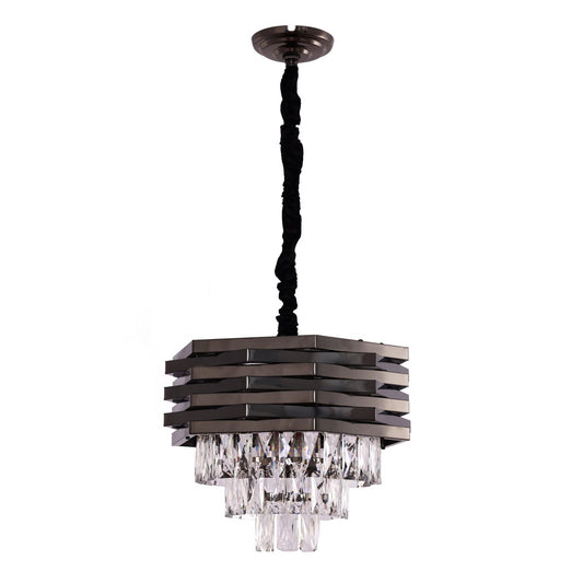 Hanglamp Crystal Black | 40cm