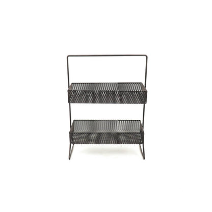 Opbergrek - Metaal - Zwart - 30x15x40cm