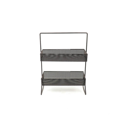 Opbergrek - Metaal - Zwart - 30x15x40cm