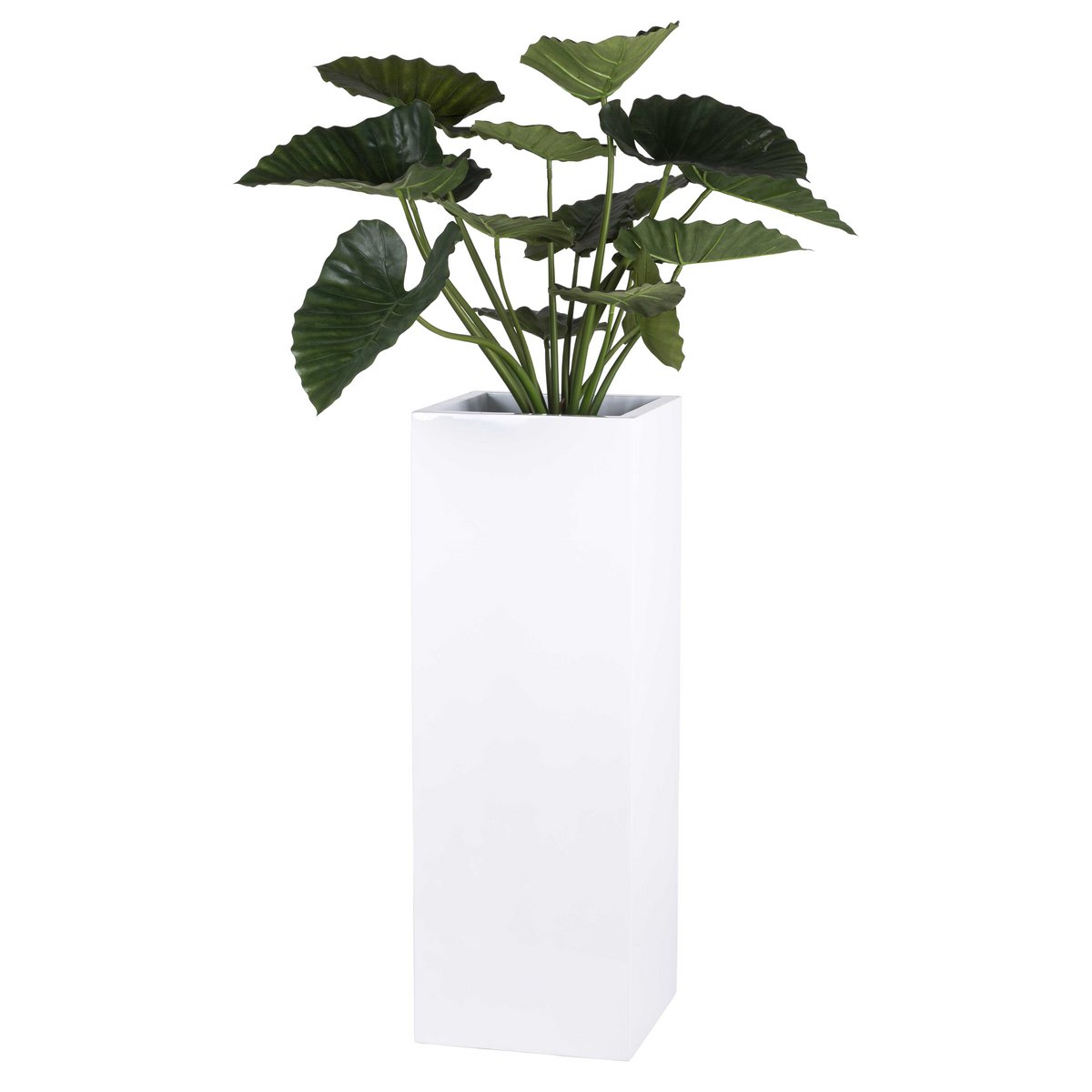 Zuil/Plantenbak - Pearl shiny white