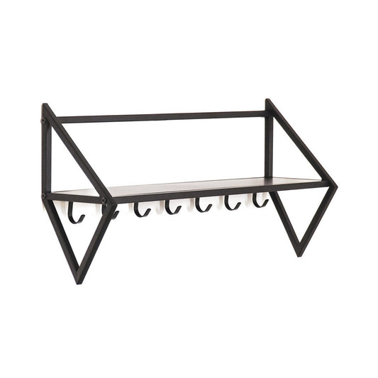 Kapstok - Metaal - Zwart - 71,5x21,7x36cm