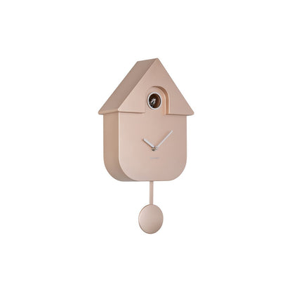 Wandklok Modern Koekoek Metallic